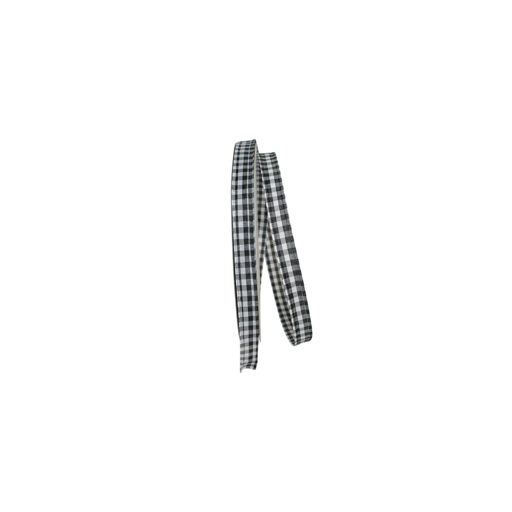 Reliant 5/8" x 50yd. Wired Gingham Ribbon